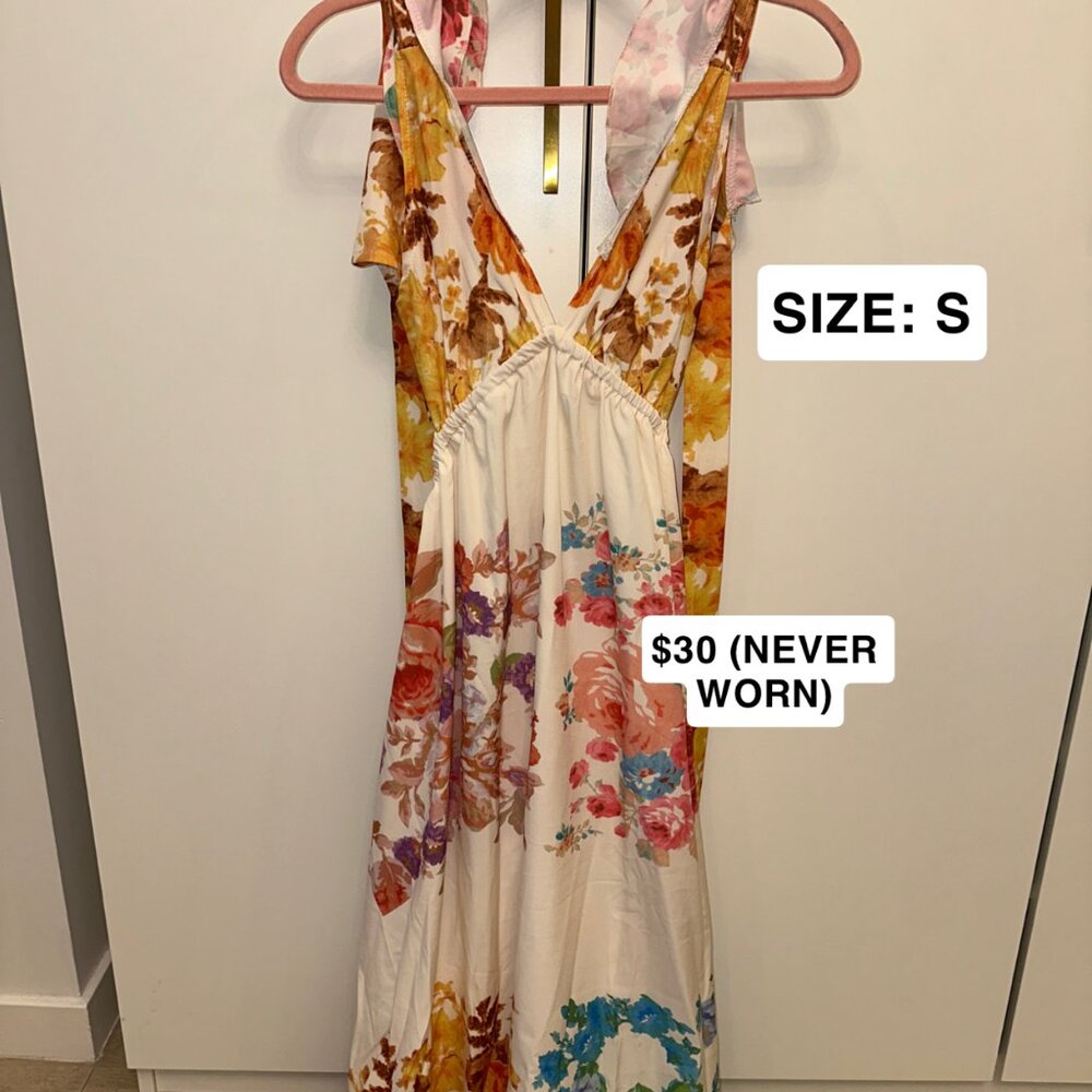 Colorful Floral Maxi Dress